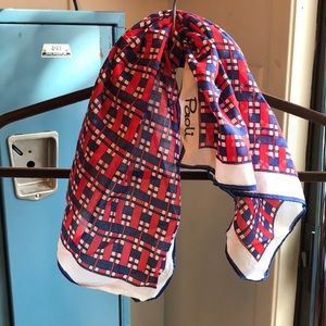 Vintage Paoli Cotton Scarf
